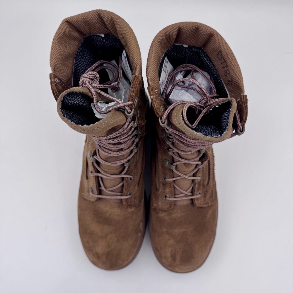 Belleville AFTW 8W Mens Flight Boots Coyote Brown AF Safe to Fly Vibram USA - Picture 5 of 10